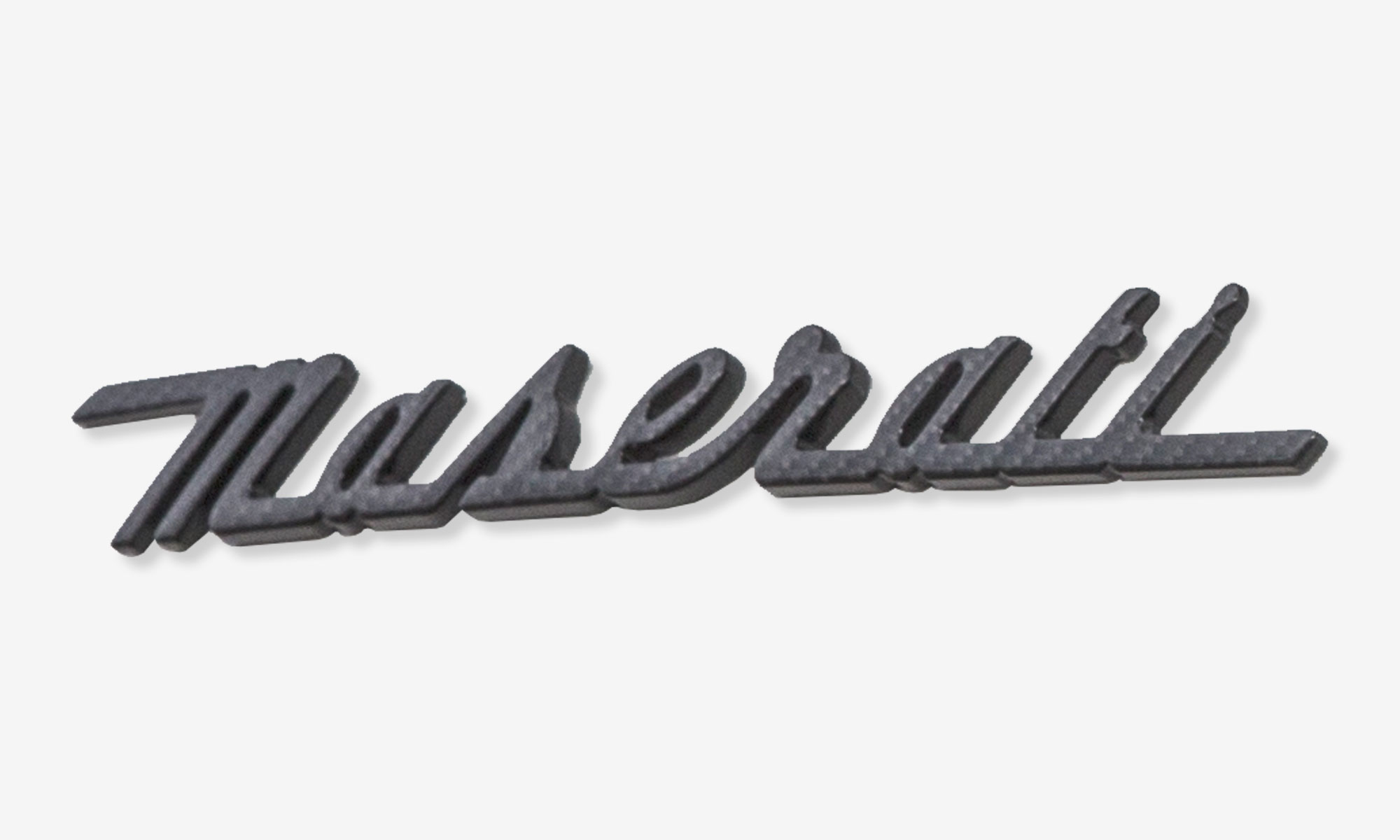 Maserati logo on the back in carbon for Maserati 4200 EVO