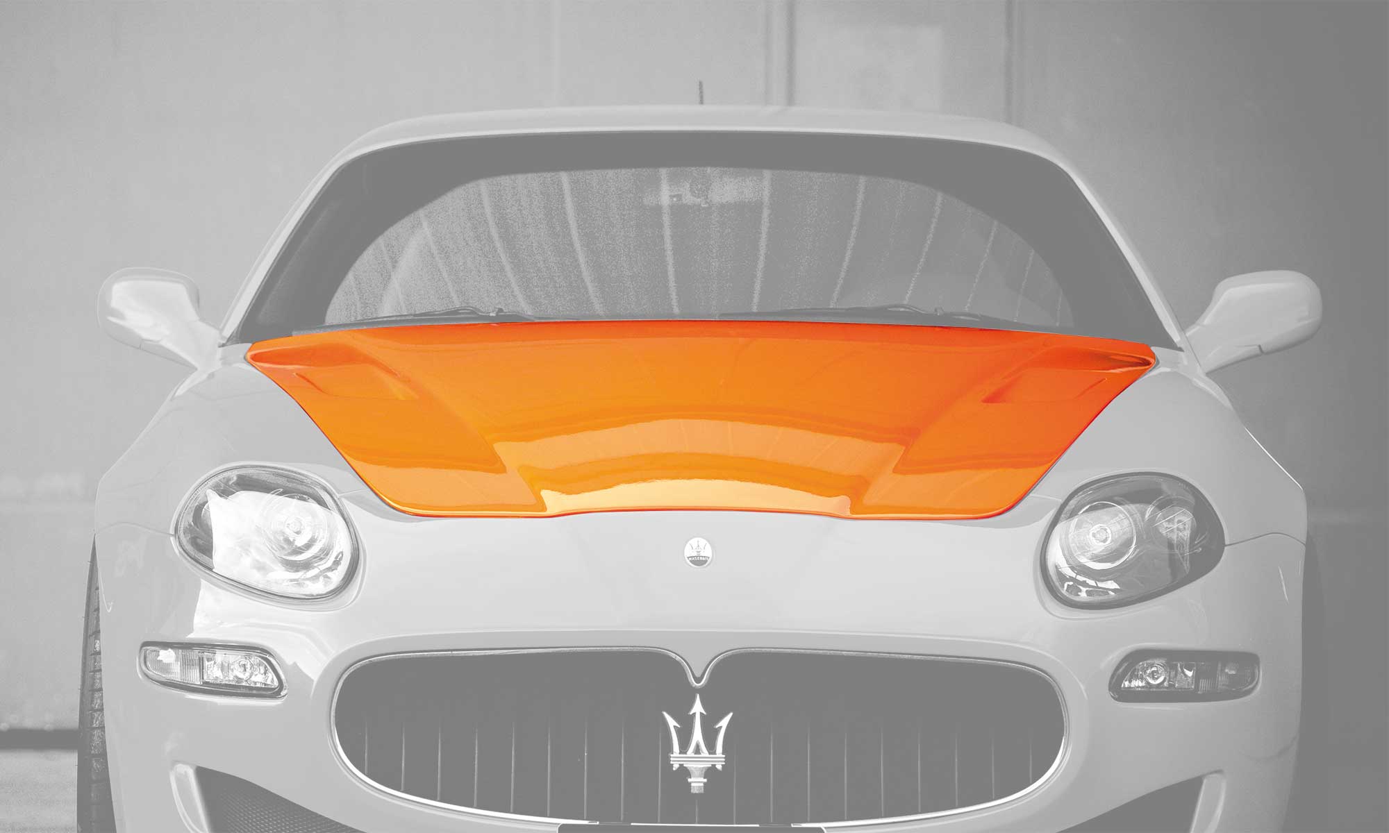 Motorhaube für Maserati 4200 & Spyder  EVO
