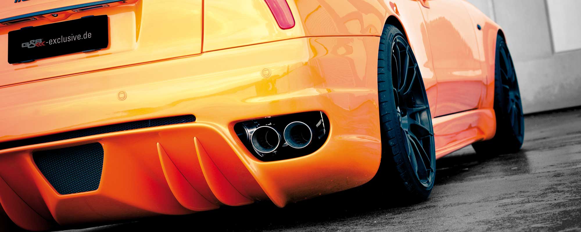 Der Maserati 4200 mit neuer Heckschürze mit integriertem Diffusor