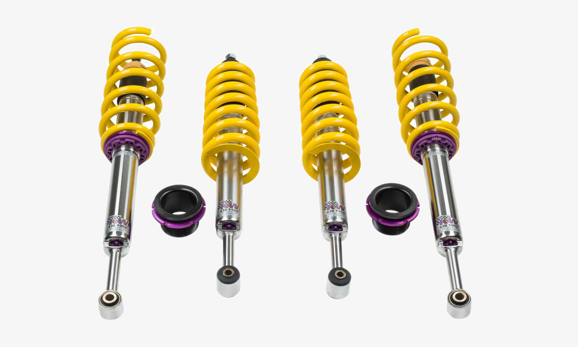 KW Coil Over Suspension Stainless Steel (not Q4) for Maserati Ghibli EVO
